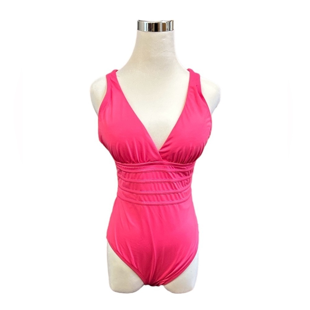 La Blanca Pink One Piece Swimsuit